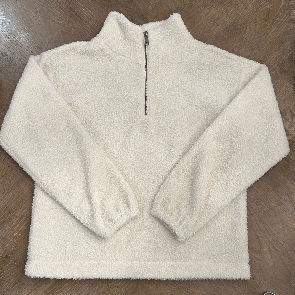 LOFT Sherpa pullover. Size XS.